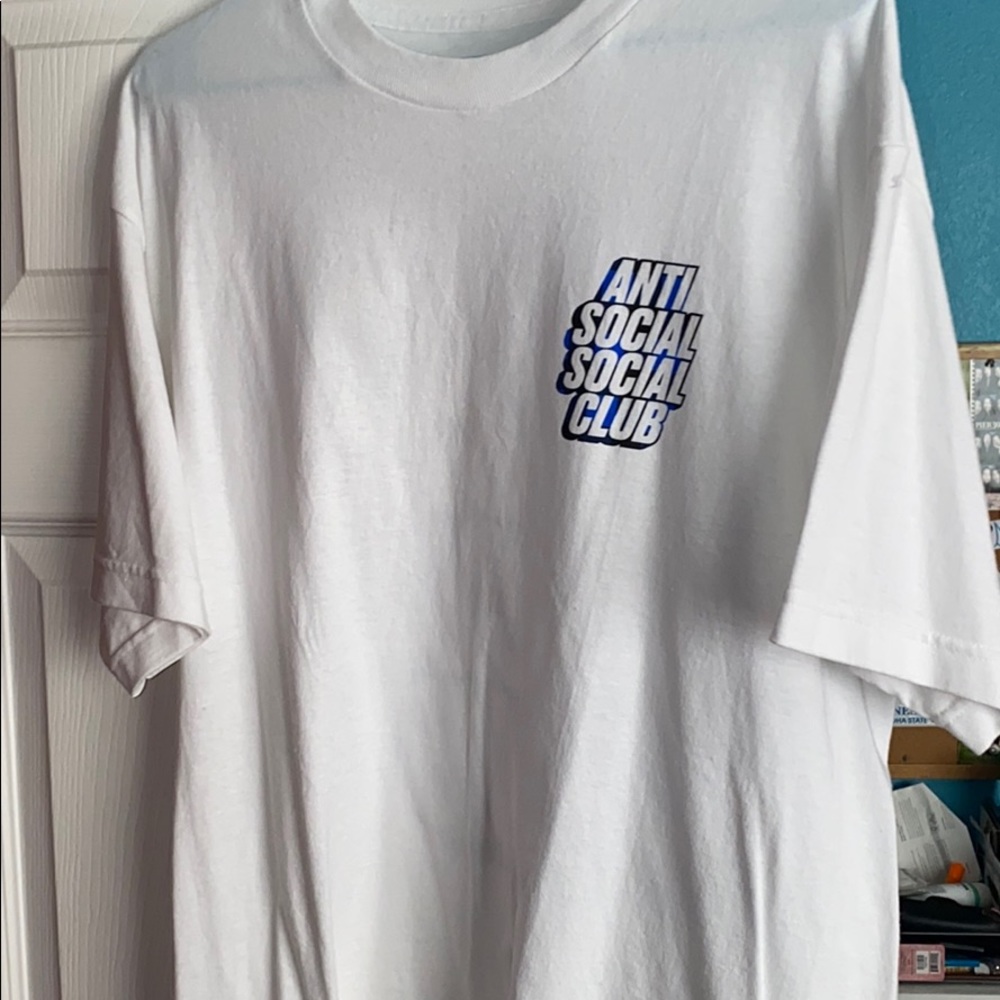 100% authentic anti social social club tee